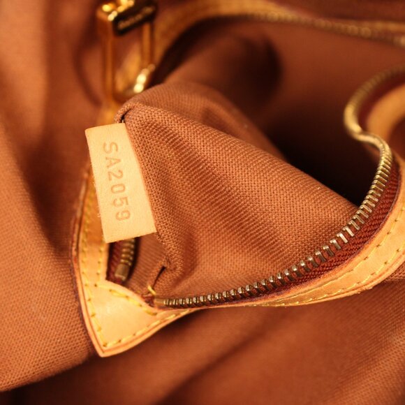 Louis Vuitton Monogram Batignolles Horizontal Tote Bag, Brown w/ Leather Accents - Picture 7 of 9
